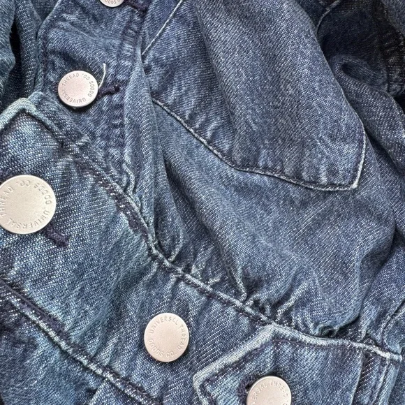Women's Long Sleeve Denim Romper - Universal Thread Size 6 Brand New - Picture 7 of 8